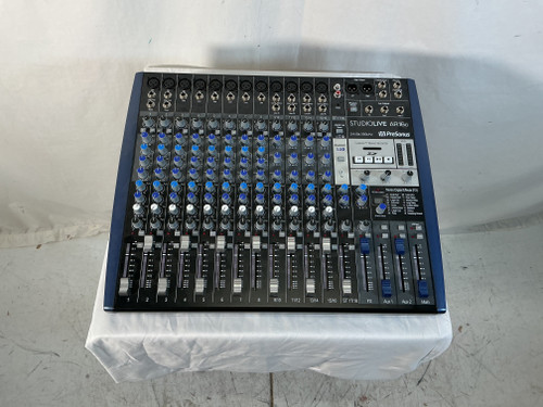 Vist Large View of Product Image Which is Used Presonus AR16C MIXER W/BLUETOOTH NOS Compact Mixer