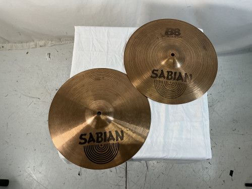 Vist Large View of Product Image Which is Used Sabian 14 IN B8 HI HAT PAIR Hi Hat Cymbals 14"