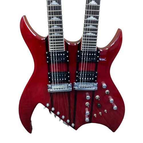 Vist Large View of Product Image Which is Used BC Rich LEGACY DOUBLE NECK Electric Guitar Red Other