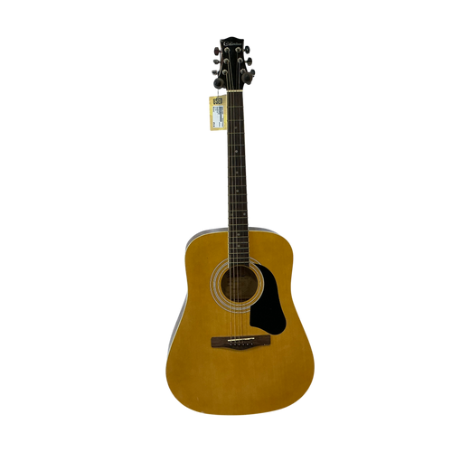 Vist Large View of Product Image Which is Used Silvertone ACOUSTIC Laminate Top Acoustic Guitar Natural