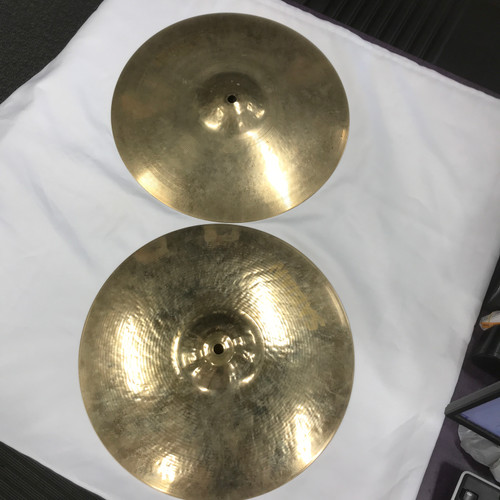 Vist Large View of Product Image Which is Used Sabian 14 PARAGON NEIL PEART SIG HI HATS Hi Hat Cymbals 14"