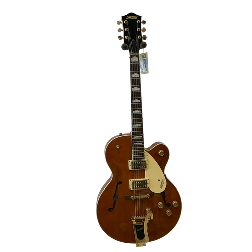 Used Gretsch G2410TG STREAMLINER Semi-Hollow Electric Guitar Amber 6-String 40009-S000310077 Vist Large View of Product Image Which is Used Gretsch G2410TG STREAMLINER Semi-Hollow Electric Guitar Amber 6-String