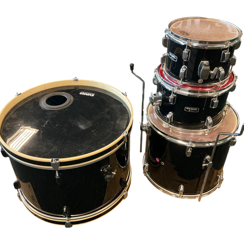 Used Mapex 4PC REBEL Drum Shell Kit Black 40009-S000310081 Vist Large View of Product Image Which is Used Mapex 4PC REBEL Drum Shell Kit Black