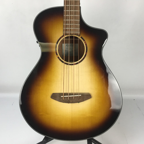 Vist Large View of Product Image Which is Used Breedlove DISCOVERY S CONCERT BASS Solid Top Acoustic Guitar Sunburst