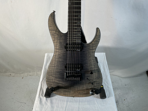 Used Schecter BANSHEE MACH 7 FALLOUT BURST Super S Electric Guitar Silver Burst 7-String 40012-S000307972 Vist Large View of Product Image Which is Used Schecter BANSHEE MACH 7 FALLOUT BURST Super S Electric Guitar Silver Burst 7-String