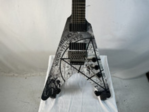 Used Schecter WEITZEL V7 FR OUIJA WHITE Electric Guitar White 6-String 40012-S000307970 Vist Large View of Product Image Which is Used Schecter WEITZEL V7 FR OUIJA WHITE Electric Guitar White 6-String