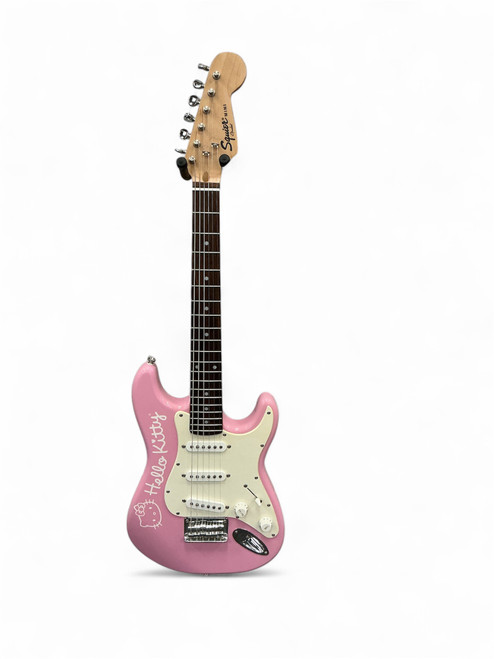 Vist Large View of Product Image Which is Used Squier MINI Electric Guitar Pink 6-String