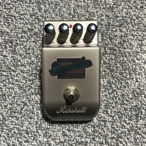 Used MARSHALL SV-1 SUPERVIBE CHORUS Guitar Pedal 41106-S000097134 Vist Large View of Product Image Which is Used MARSHALL SV-1 SUPERVIBE CHORUS Guitar Pedal