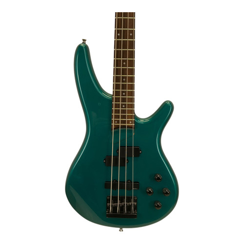 Vist Large View of Product Image Which is Used Ibanez SR 500 Bass Guitar Green 4-String