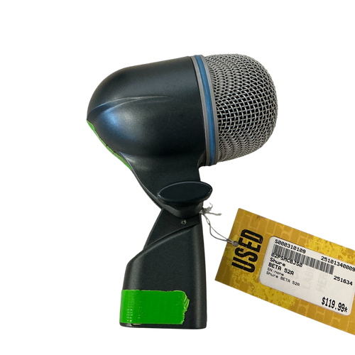 Used Shure BETA 52A Dynamic Microphone 40009-S000310109 Vist Large View of Product Image Which is Used Shure BETA 52A Dynamic Microphone