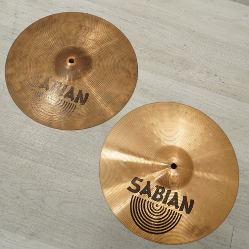 Vist Large View of Product Image Which is Used Sabian 14" B8 Hi Hat Cymbal Pair