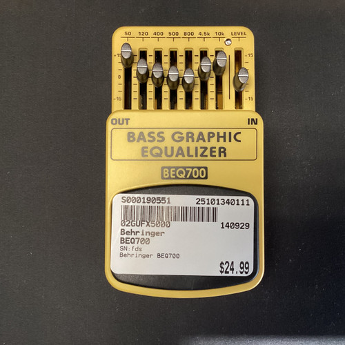 Vist Large View of Product Image Which is Used Behringer BEQ700 EQ Pedal