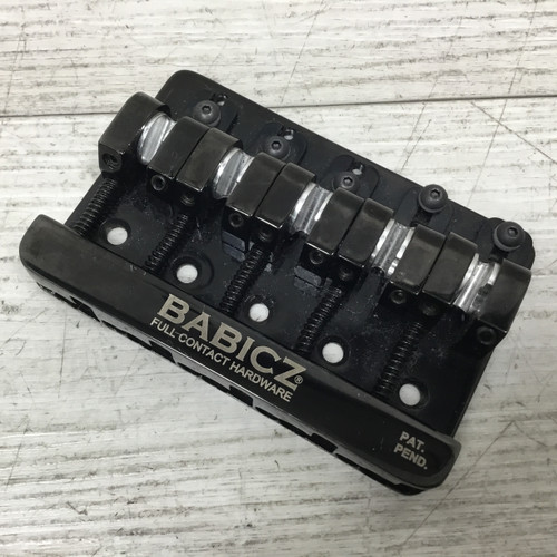 Vist Large View of Product Image Which is Used Babicz Black 5 String Bass Bridge