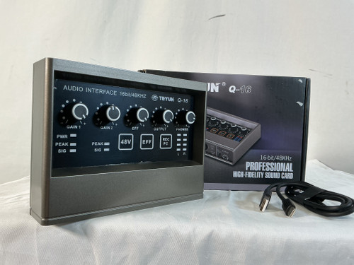 Used TEYUN Q-16 INTERFACE Computer Interface 2 A/D Recording Inputs 40012-S000308035 Vist Large View of Product Image Which is Used TEYUN Q-16 INTERFACE Computer Interface 2 A/D Recording Inputs