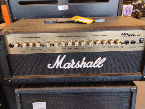 Vist Large View of Product Image Which is Used Marshall MG100HDFX Solid State Guitar Amp No Size