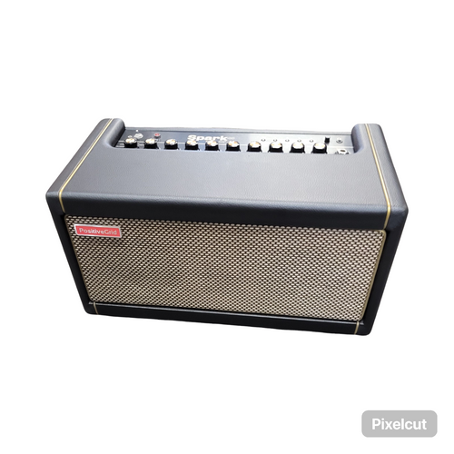 Vist Large View of Product Image Which is Used Positive Grid SPARK 40 Solid State Guitar Amp 1 x 5 with Adapter