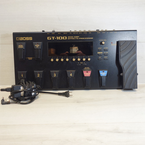 Used Boss BOSS GT-100 Guitar Effect 41108-S000063342 Vist Large View of Product Image Which is Used Boss BOSS GT-100 Guitar Effect