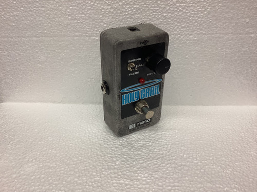 Used Electro Harmonix (E/H) HOLY GRAIL NANO Reverb Pedal 40107-S000155215 Vist Large View of Product Image Which is Used Electro Harmonix (E/H) HOLY GRAIL NANO Reverb Pedal