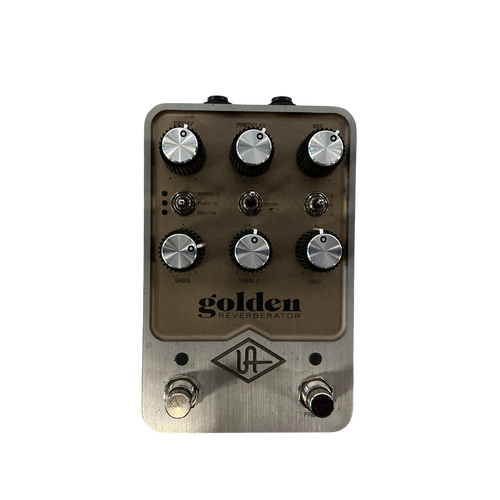 Used UNIVERSAL AUDIO GOLDEN REVERBERATOR Reverb Pedal 40009-S000310155 Vist Large View of Product Image Which is Used UNIVERSAL AUDIO GOLDEN REVERBERATOR Reverb Pedal