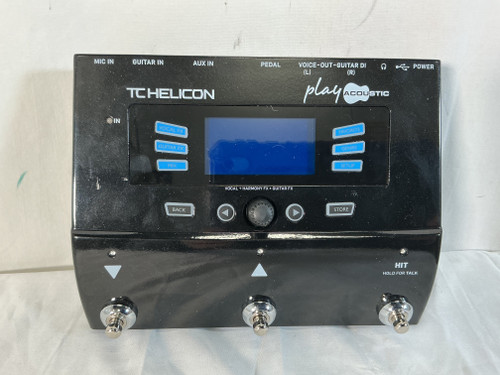 Used TC Helicon PLAY ACOUSTIC Multi Effects 40012-S000308094 Vist Large View of Product Image Which is Used TC Helicon PLAY ACOUSTIC Multi Effects