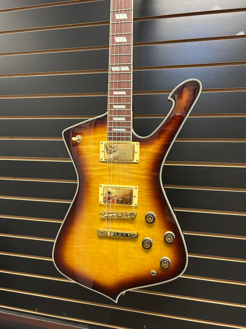Vist Large View of Product Image Which is Used Ibanez IBANEZ IC420 Electric Guitar Tobacco Sunburst 6-String