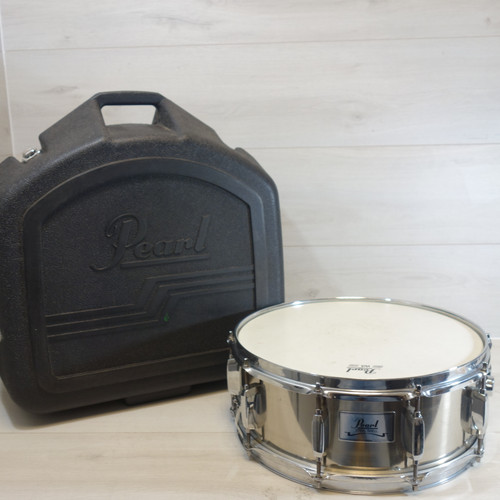 Used Pearl STEEL SHELL 14X6 Single Drum 14" 41108-S000063366 Vist Large View of Product Image Which is Used Pearl STEEL SHELL 14X6 Single Drum 14"
