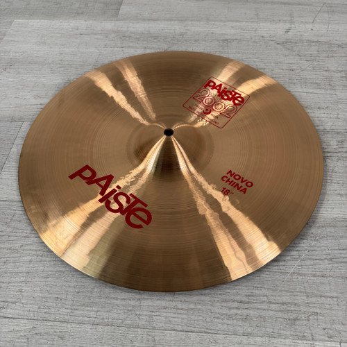Used Paiste 2002 Novo China Cymbal - 18-inch 40112-S000180521 Vist Large View of Product Image Which is Used Paiste 2002 Novo China Cymbal - 18-inch