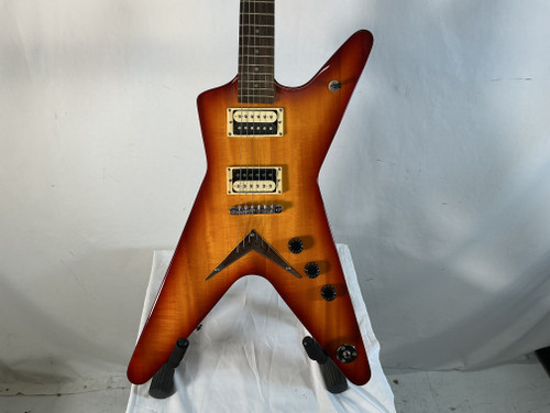 Used Dean MLX Pointy Electric Guitar Cherry Sunburst 6-String 40012-S000308109 Vist Large View of Product Image Which is Used Dean MLX Pointy Electric Guitar Cherry Sunburst 6-String