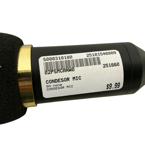 Used CONDESOR MIC Condenser Microphone 40009-S000310180 Vist Large View of Product Image Which is Used CONDESOR MIC Condenser Microphone