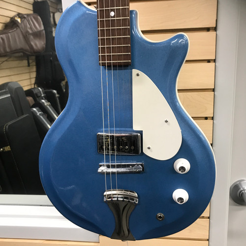 Vist Large View of Product Image Which is Used Supro SAHARA RESO-GLASS Vintage Electric Guitar Blue 6-String