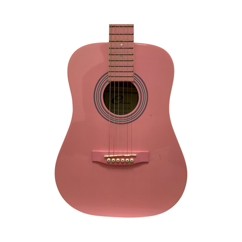 Vist Large View of Product Image Which is Used Eleca DAG-5J-PK 1/2 SIZE ACOUSTIC GUITAR Laminate Top Acoustic Guitar Pink