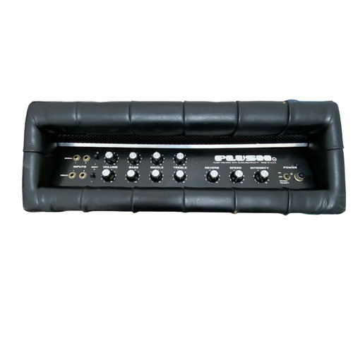 Vist Large View of Product Image Which is Used Plush 1970S P1000S 100-WATT TUBE AMPLIFIER HEA Vintage Tube Guitar Head