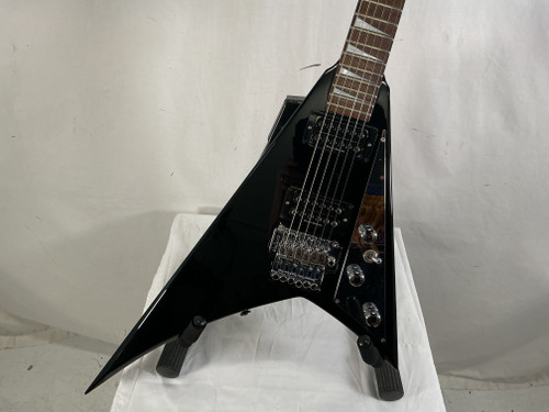 Vist Large View of Product Image Which is Used Jackson 2001 RR3 V STYLE GUITAR Pointy Electric Guitar Black 6-String