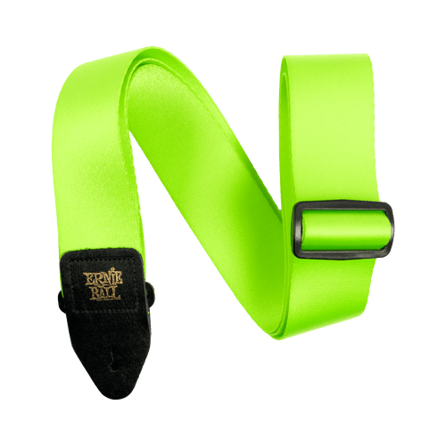 Vist Large View of Product Image Which is New Ernie Ball Premium Guitar Strap/Bass Strap - Neon Green