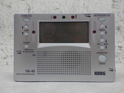 Vist Large View of Product Image Which is Used Korg TM 40 Tuner Metronome Instrument Tuner or Metronome