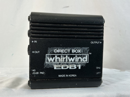 Vist Large View of Product Image Which is Used Whirlwind EDB-1 DIRECT BOX Pro Sound Product