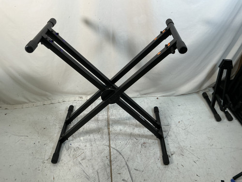 Used On Stage DOUBLE X KEYBOARD STAND Single Keyboard Stand 40012-S000308166 Vist Large View of Product Image Which is Used On Stage DOUBLE X KEYBOARD STAND Single Keyboard Stand