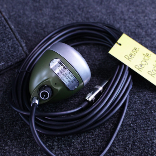 Vist Large View of Product Image Which is Used Shure 520DX GREEN BULLET MIC NOS Dynamic Microphone