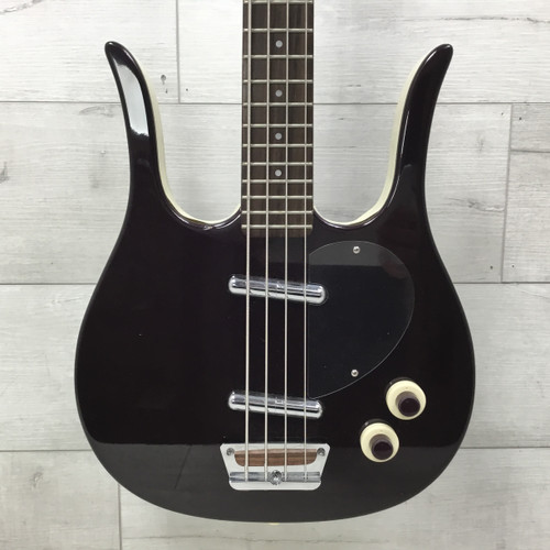 Vist Large View of Product Image Which is Used Danelectro Longhorn Shortscale MIK Bass Guitar Purple