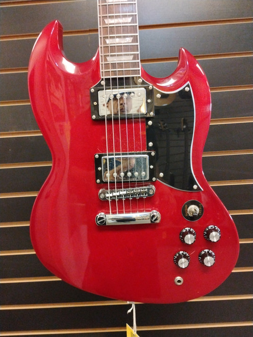 Vist Large View of Product Image Which is Used FIREFLY SG STYLE Electric Guitar Red 6-String