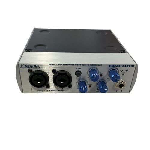 Used Presonus FIREBOX AS IS NOT TESTED Computer Interface 2 A/D Recording Inputs 40009-S000310199 Vist Large View of Product Image Which is Used Presonus FIREBOX AS IS NOT TESTED Computer Interface 2 A/D Recording Inputs