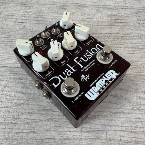 Used Wampler Tom Quayle Dual Fusion Overdrive Pedal 40112-S000180545 Vist Large View of Product Image Which is Used Wampler Tom Quayle Dual Fusion Overdrive Pedal