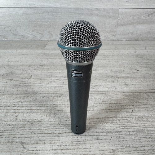 Used Shure Beta 58A - Supercardioid Dynamic Vocal Microphone 40112-S000180549 Vist Large View of Product Image Which is Used Shure Beta 58A - Supercardioid Dynamic Vocal Microphone