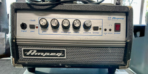 Vist Large View of Product Image Which is Used Ampeg MICRO-VR Vintage Bass Amplifier Head