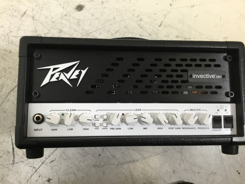 Used Peavey INVECTIVE MH Tube Guitar Amplifier Head 40107-S000155226 Vist Large View of Product Image Which is Used Peavey INVECTIVE MH Tube Guitar Amplifier Head
