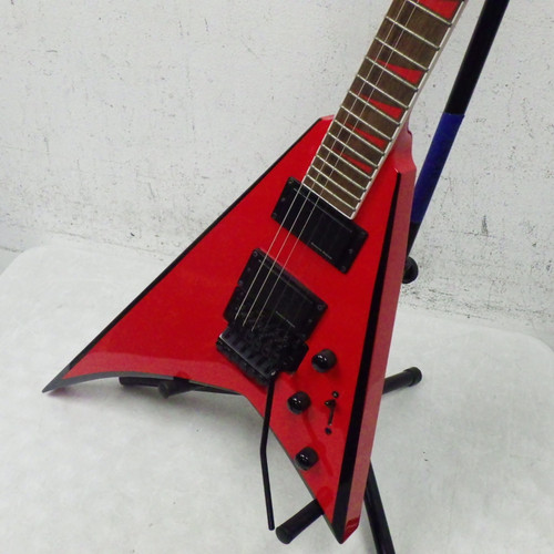 Vist Large View of Product Image Which is Used Jackson rrx24 Rhodes Red Guitar Pointy Electric Guitar Red 6-String