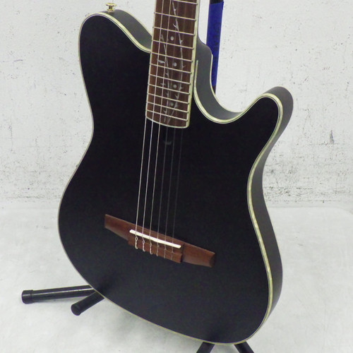 Vist Large View of Product Image Which is Used Ibanez TOD10N tim Henson Acoustic Electric Laminate Top Acoustic Guitar Black