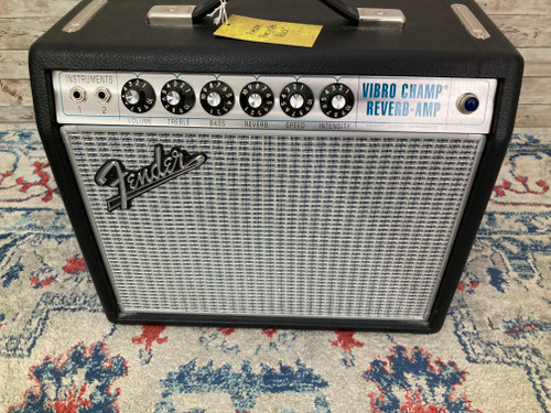 Vist Large View of Product Image Which is Used Fender 68 CUSTOM VIBRO CHAMP REV 1 x 10 Tube Combo Amplifier
