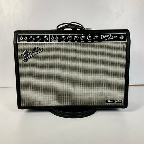 Vist Large View of Product Image Which is Used Fender Tone Master Deluxe Reverb Solid State Amplifier 1 x 12