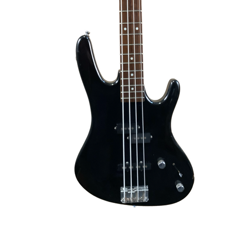 Used Washburn XB-102 Bass Guitar Black 4-String 40083-S000154794 Vist Large View of Product Image Which is Used Washburn XB-102 Bass Guitar Black 4-String